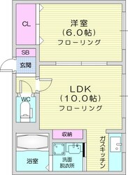 西１８丁目駅 徒歩8分 2階の物件間取画像